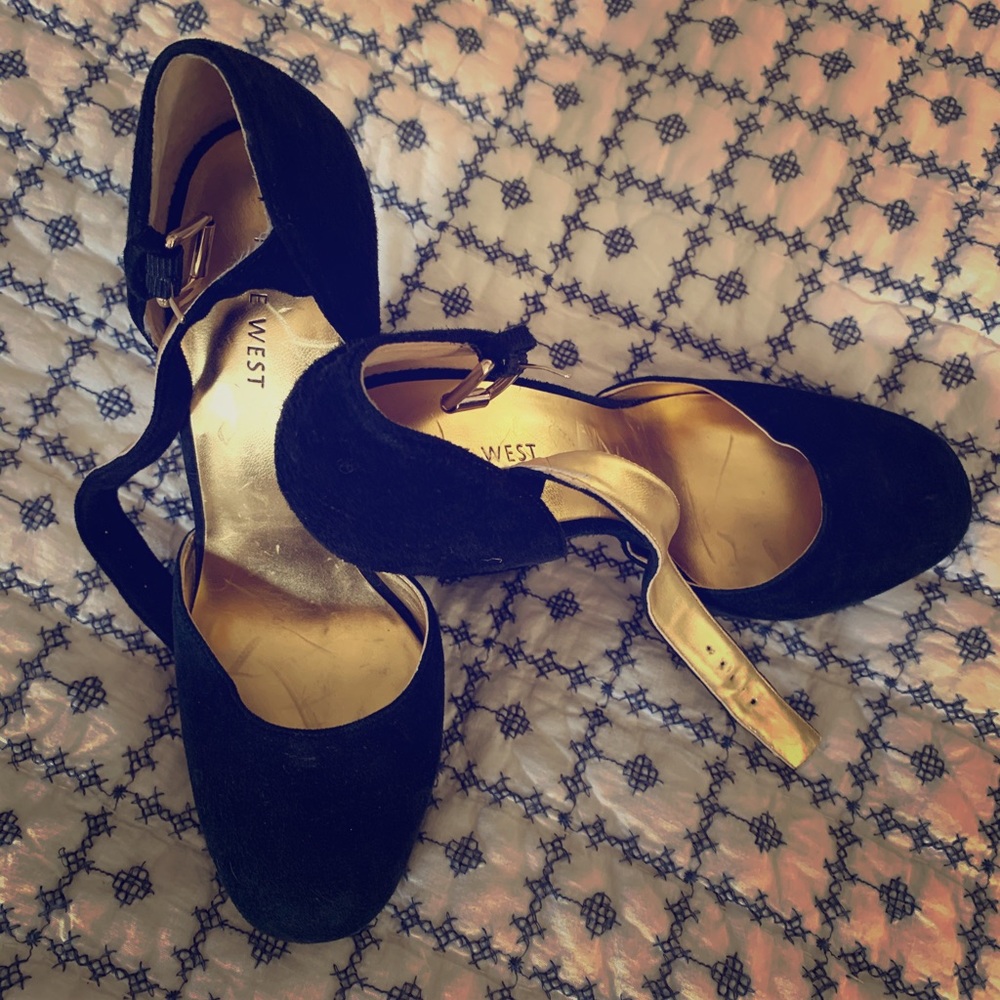 Nine West Thick Heel sz 8